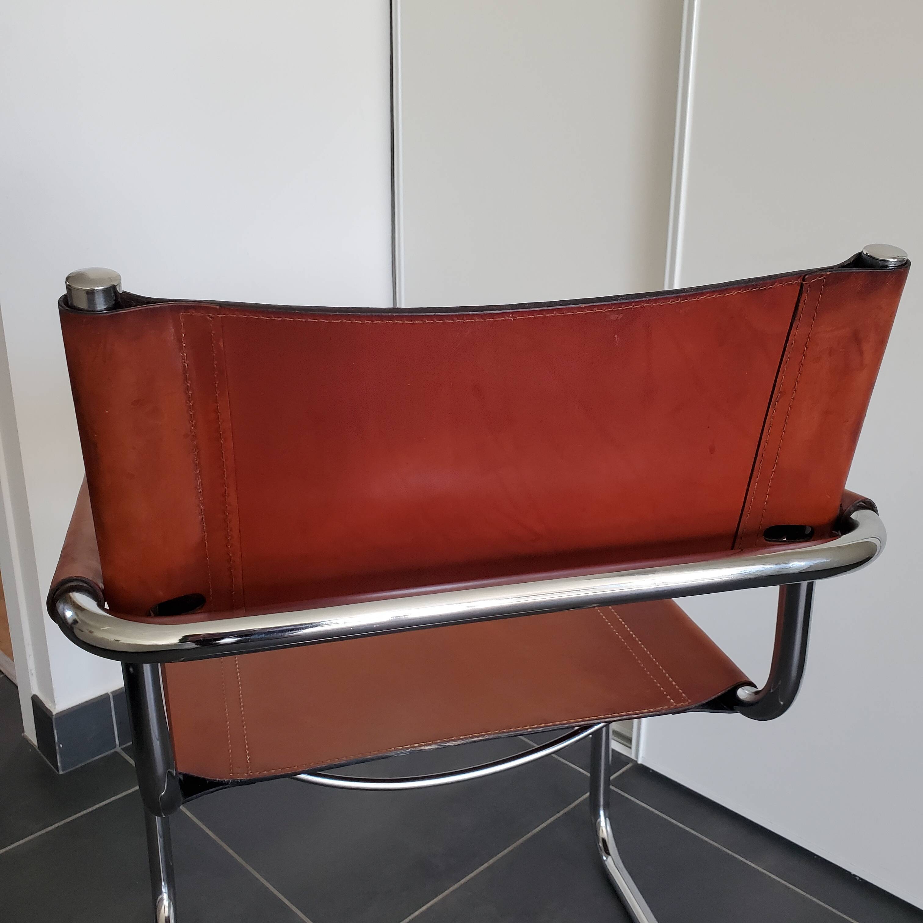 Leather armchair
