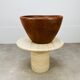 Floor cup danish teak 60s