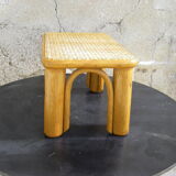 Rattan footrest