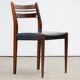 6 vintage Scandinavian rosewood chairs - 1960