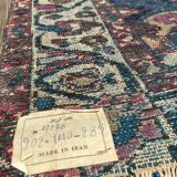 Tapis Iranien ancien en laine noué main, 140x202 cm