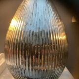Silver glass lamp base