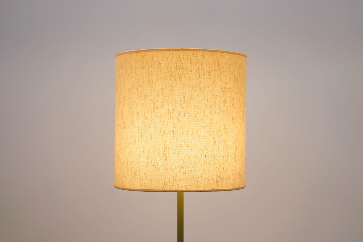 Floor lamp of decorators of the 1940s 1950s in brass