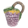 Majolica pitcher Ceramiche di Bassano raisins Italy vintage summer decor
