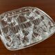 Empty vintage molded glass pocket