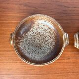 Vintage ceramic bowls from the Danish studio Aase & Leif Vange Keramik, set of 3.