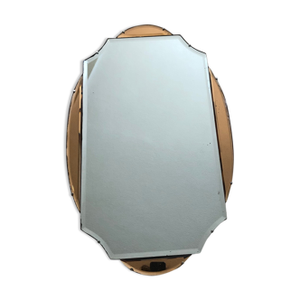 Vintage two-tone mirror