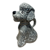Ancien pichet caniche en céramique