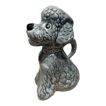 Ancien pichet caniche en céramique