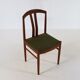 Chaises de salle à manger en teck Carl Ekström pour A. Johansson