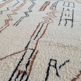 Handwoven wool Berber rug