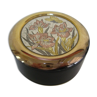 Japanese ceramic box Art of Chokin