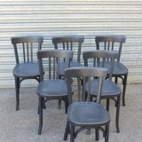 Set of 6 Baumann bistro chairs