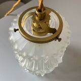 Vintage art deco pendant or portable lamp