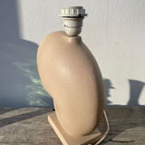 Vintage beige ceramic seashell lamp lol