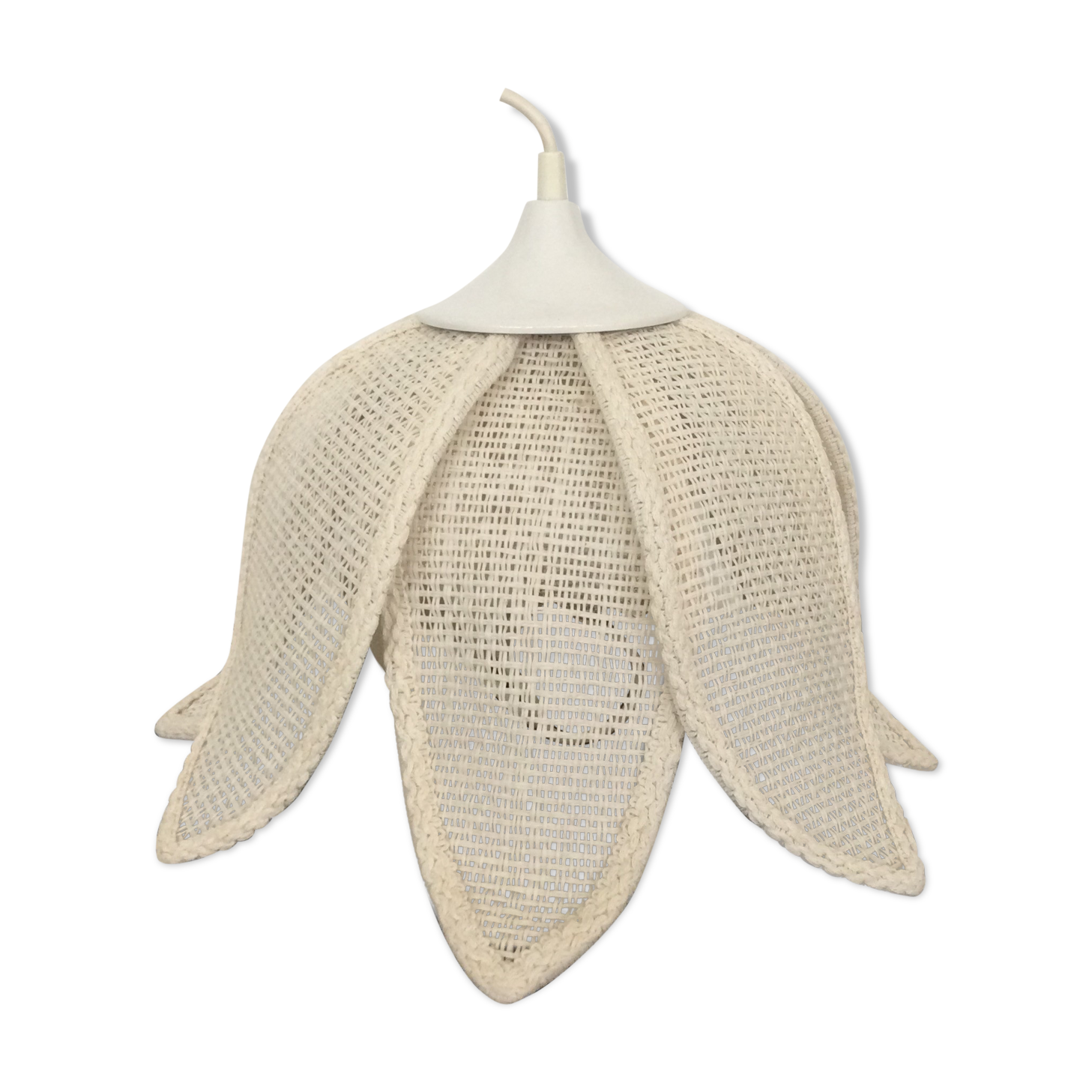 Vintage flower hanging lamp