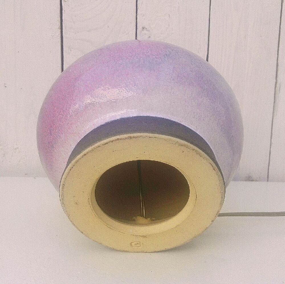 Ceramic lamp foot by Eduardo Constantino