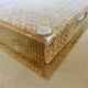 Plateau 'CHRISTIAN DIOR' plexiglass, canework and brass, 1970, lucite