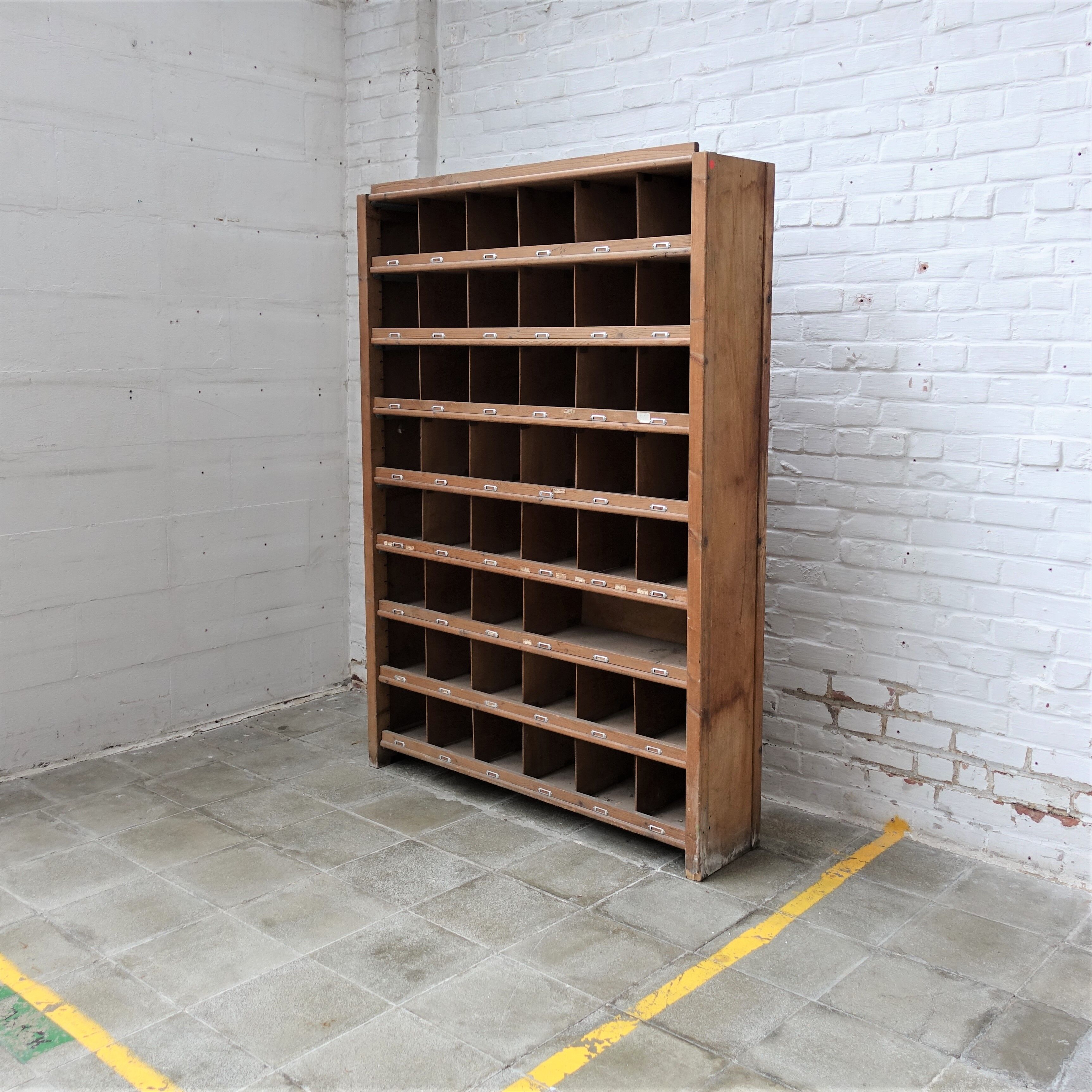 Vintage industrial workshop cabinet