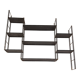Modular wall shelf string with 8 metal shelves year 60