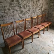 Set of 6 Danish teak dining chairs model 422, attributed to Arne Vodder for Sibast, 1960s.