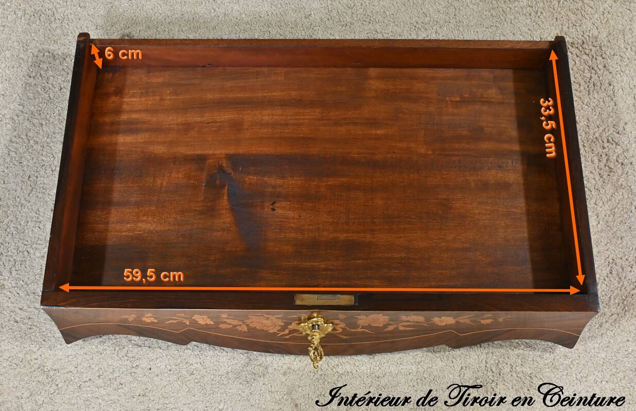 Rosewood Lady's Desk, Louis XV Style – Part 2 of the 19th Century