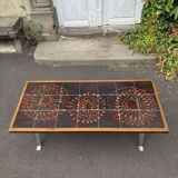 Vintage ceramic coffee table from the 1970s
