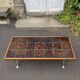 Table basse céramique vintage 1970