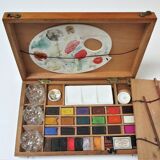 Early 20th-century bourgeois watercolor box