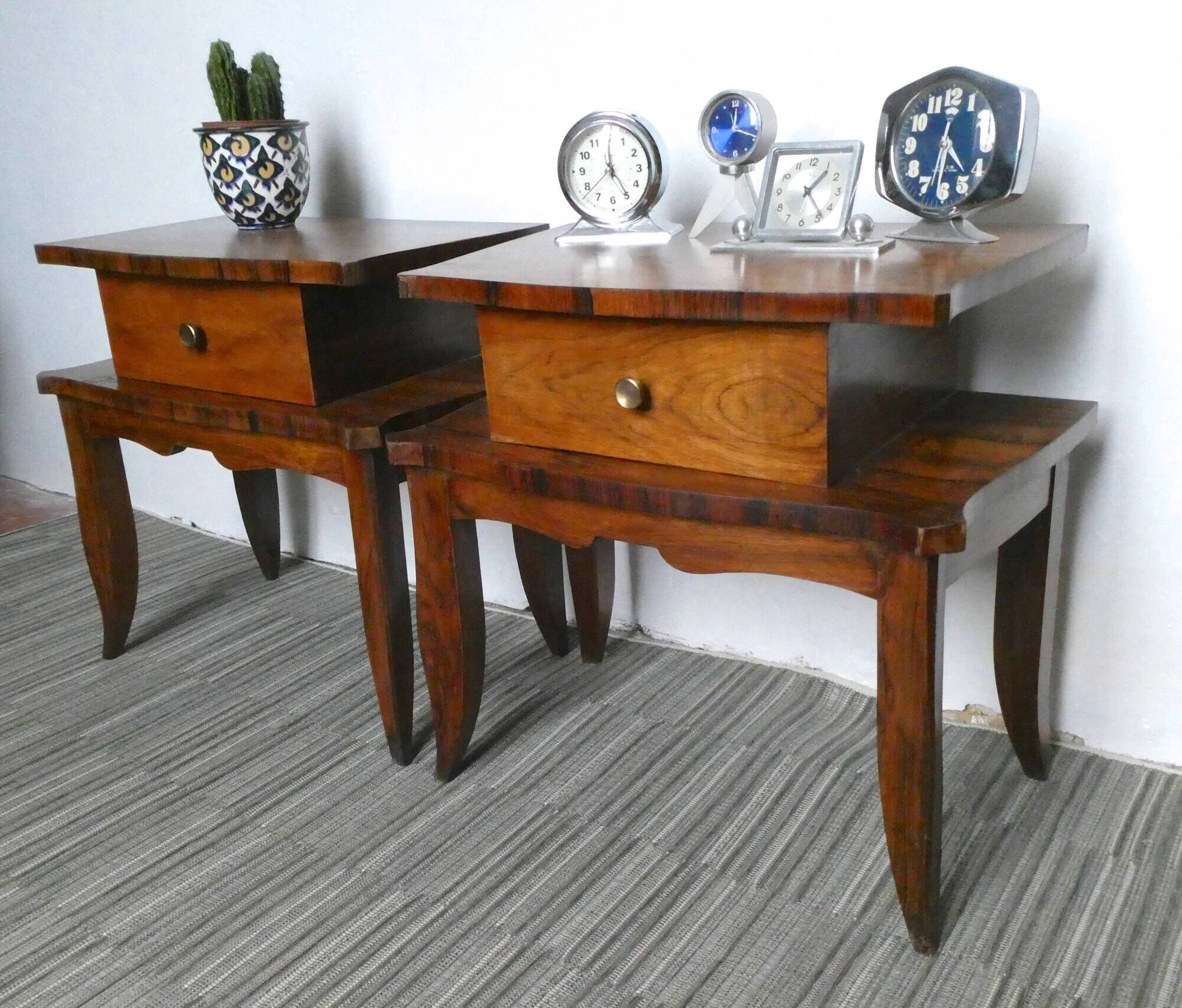 Pair of nightstands Art Deco of the 1930s