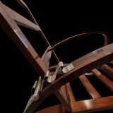 Fauteuil Ajustable H-70 en Bois Courbé en Noyer par Jindrich Halabala, 1930s