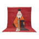 Abstract Vintage Moroccan Rug 238 x 334 - Berber Wool Rug - Handmade Rug