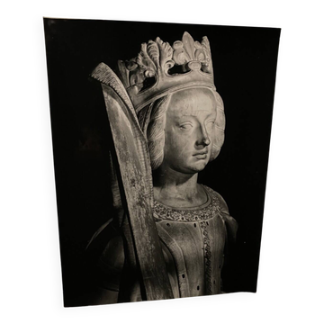 Photographie argentique Bernard Darot Marguerite de Foix XXe
