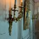 Pair of large wall sconces in Louis XV style circa 1880