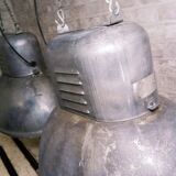 Pair of Mesko industrial pendant lights