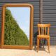 XXL antique gold mirror 1430mm