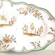 Large dish in Moustiers earthenware