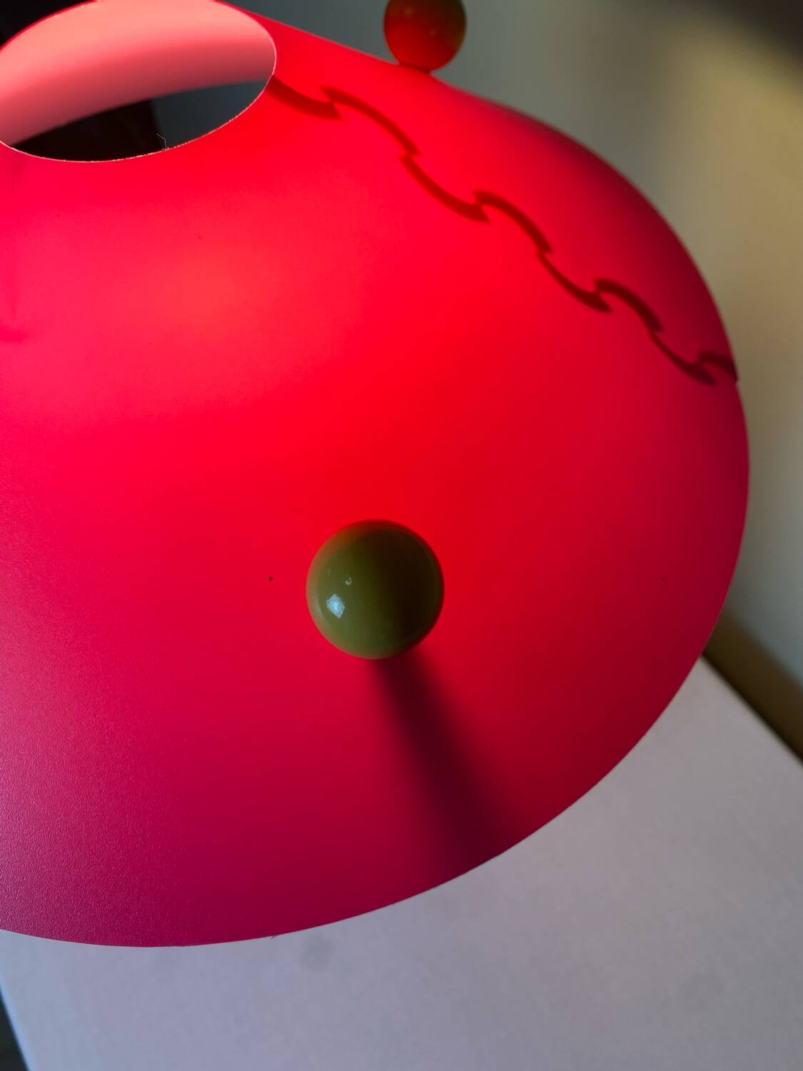 Colorful vintage lamp