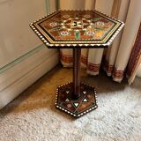 Small marquetry side table
