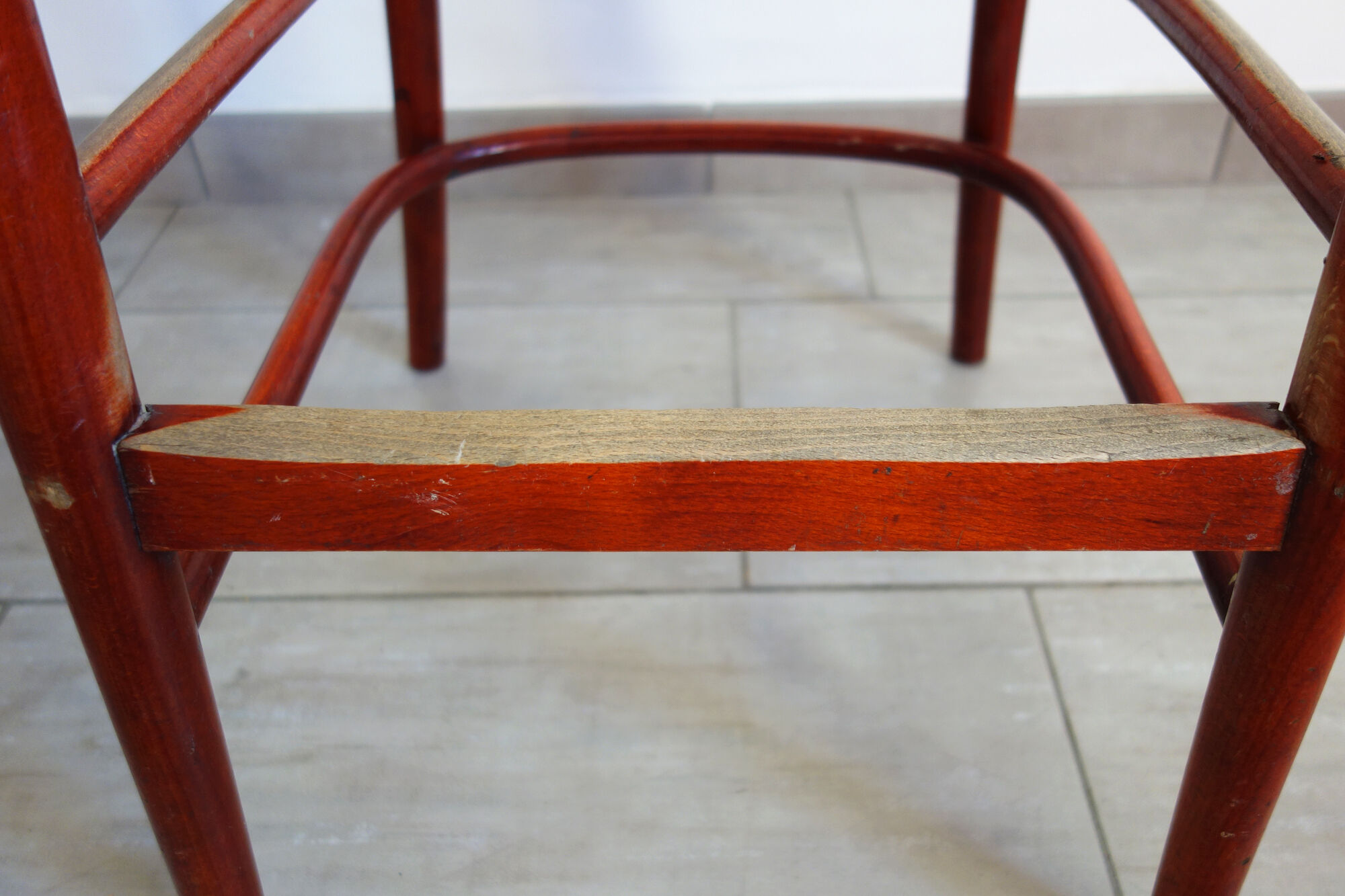 Pair of high bistro stools