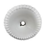 White opaline lampshade