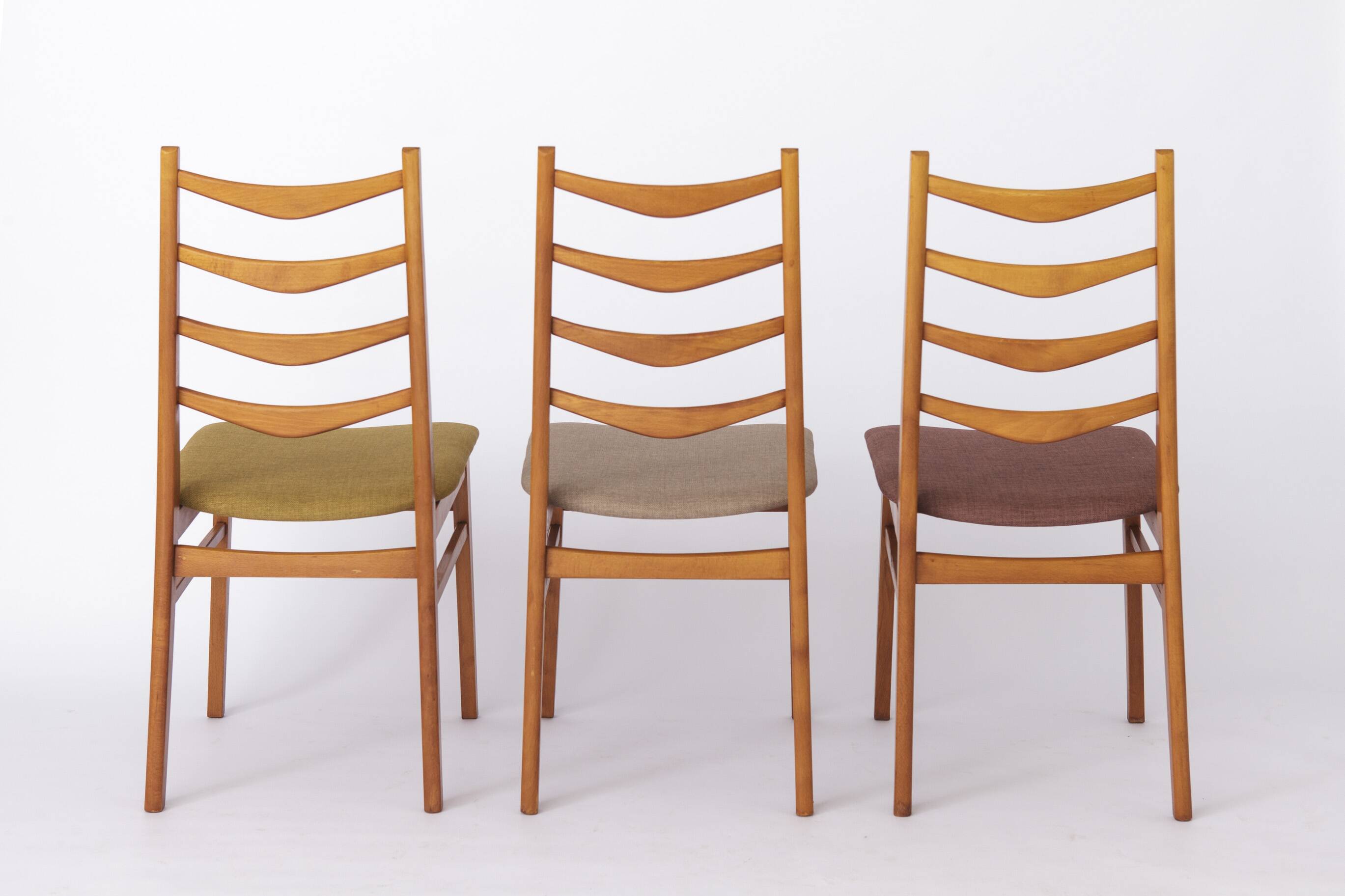 3 Vintage Dining Chairs 1970s - German Design