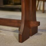 Brutalist beech table from the 1950s.