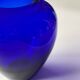 Cobalt blue blown glass vase