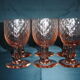 Verres ananas années 70