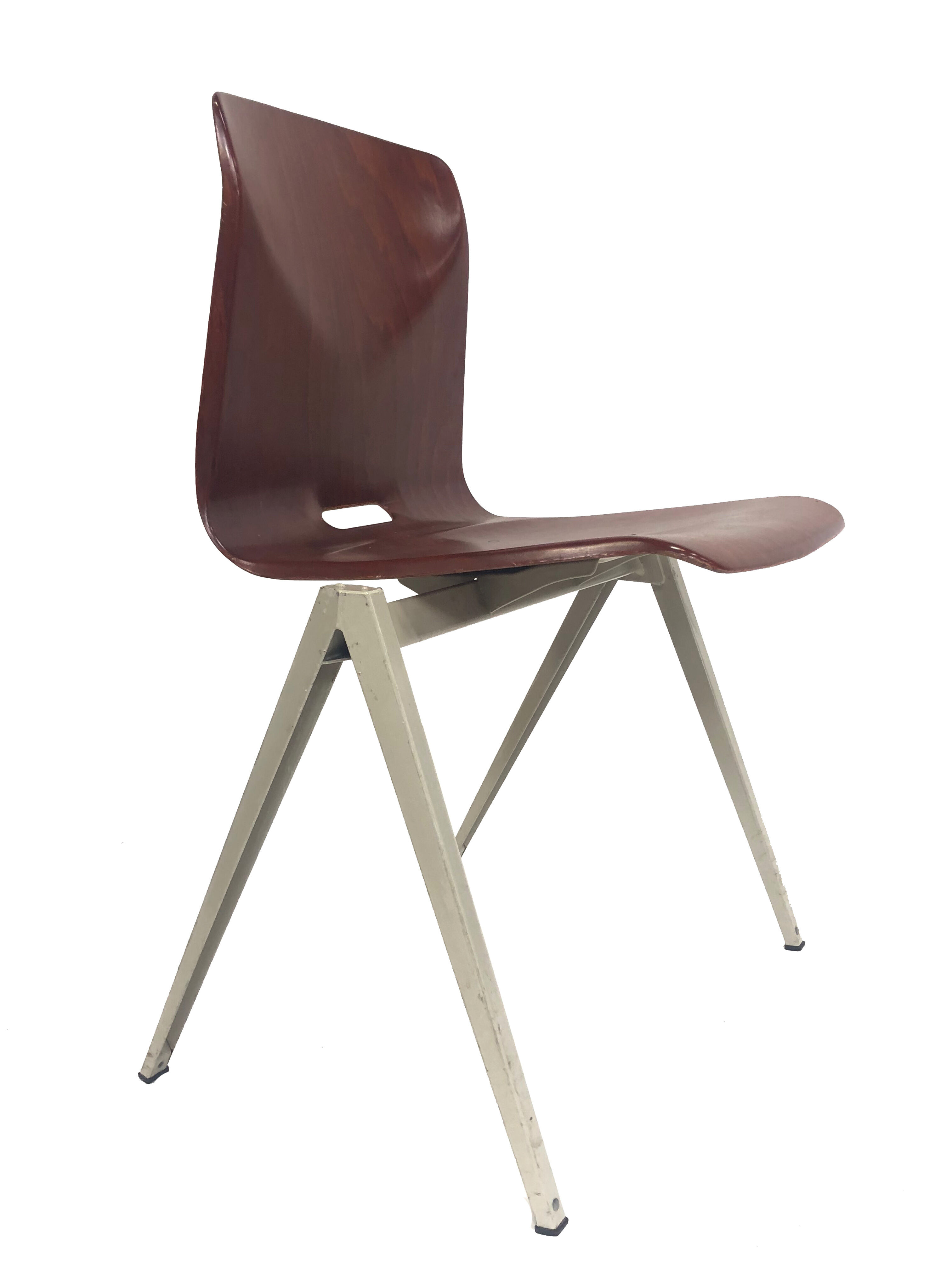 Galvanitas Pagholz vintage school chairs