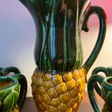 Porcelain and slip refreshment service, Vallauris circa 1940