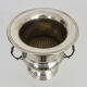 Champagne bucket shape Vintage Medici in silver metal. Year 60 70