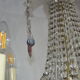 Lustre montgolfière cristal XIX eme siècle