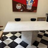 Carrara marble dining table